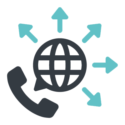 Icône téléphonie d'entreprise